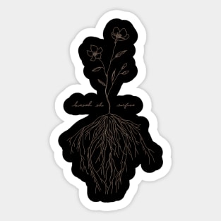 Root Flower Sticker